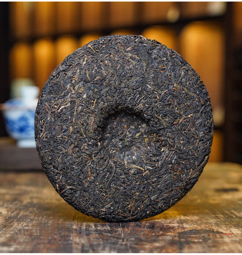 HelloYoung 357g Puerh Raw Tea Cake Menghai Raw Tea Cake Yunnan Pu'er Tea