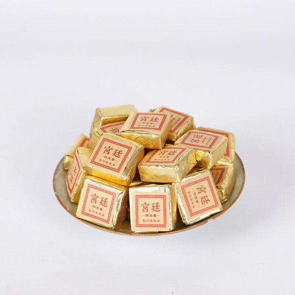 500g Yunnan Glutinous Rice Fragrant Tuo Tea Menghai Square Brick Old Pu'er Tea