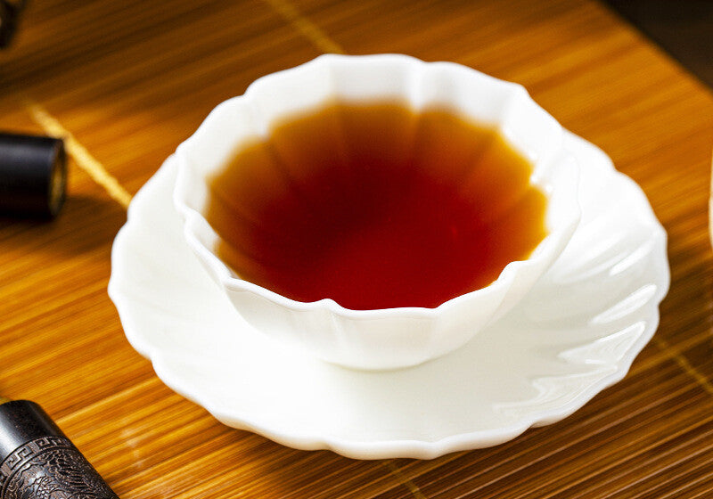 357g Aged Ancient Tree Pu'er Tea Ripe Tea Mengku Iceland Palace Qizi Cake Tea