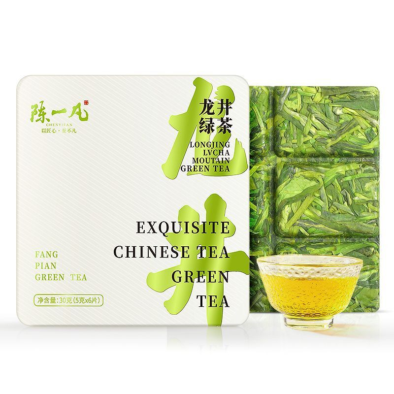 Longjing Green Tea 2025 Fresh Bean Aroma Premium Tasting Gift Box 5 Servings Main image