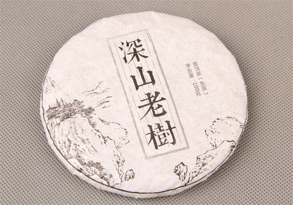 cha Puerh Tea Cake Handmade Puer Tea 100g Pu Erh Ecology Deep Mountain Old Trees