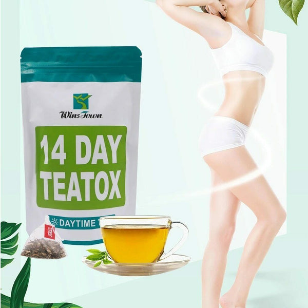 14 天天然排毒茶清肠减肥茶燃脂平肚子茶袋装14 DAY TEATOX Tian Ran Pai Du Cha Qing Chang Jian Fei Cha