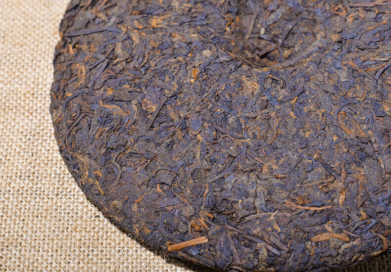 HelloYoung Pu'er Ripe Tea Cake Lao Banzhang Ripe Tea Cake Brown Mountain Ancient Tea Cake