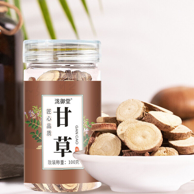 100g Canned Licorice Root Slices: Natural Herbal Supplement Main image