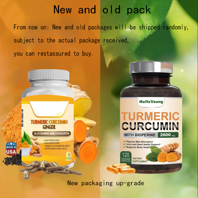 Triple Strength Capsules 120 Turmeric Curcumin with Ginger and Bio pepper 2600mg