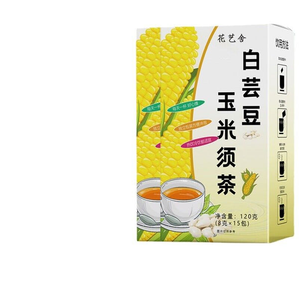 HelloYoung White kidney bean and corn beard tea stay up late tea tea bag infusion tea 60g