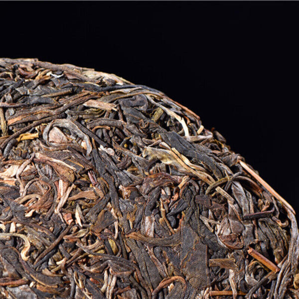 Premium Green Tea 357g/12.59oz  Pu-Erh Tea Yiwu Big Healthy Tea Cake Gift Tea