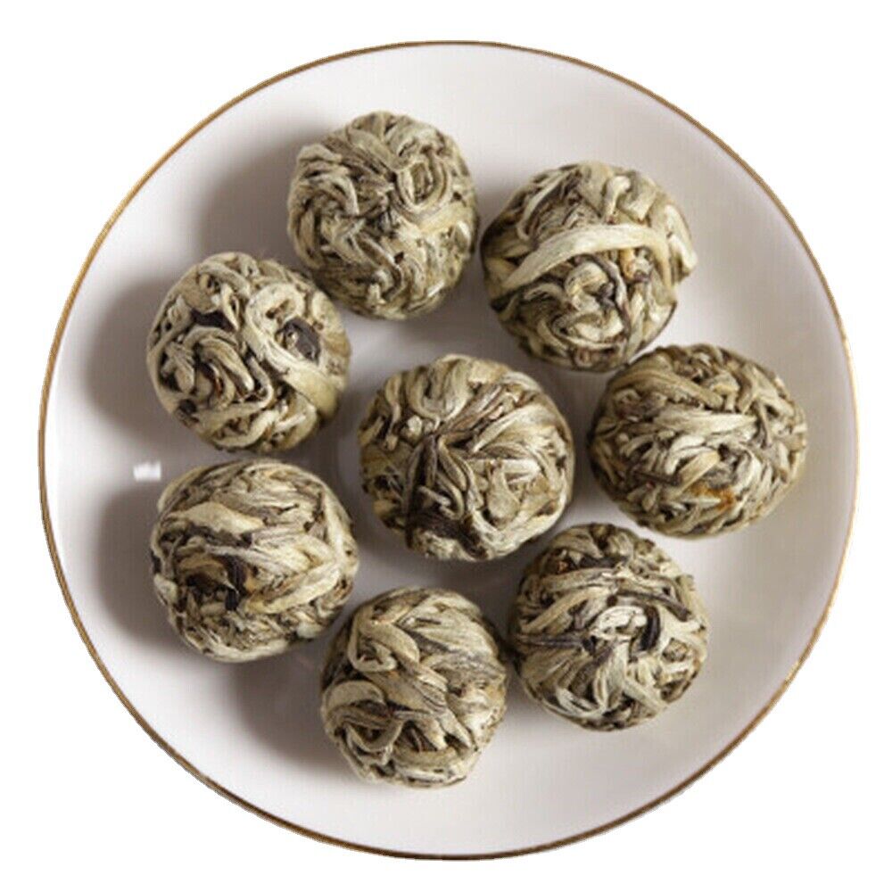 HelloYoung China Tea Sphere Bai Hao Yin Zhen Silver Needle Handmade Pearl White Tea Main image