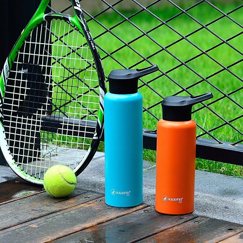 Vacuum Insulated Sport Water Bottle Stainless Steel Flask Jar Leak-proof Canteen