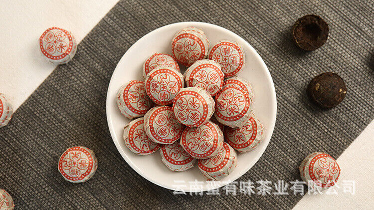 HelloYoung 500g Yunnan Pu'er tea leaves mini small tuocha Gnocyte red cotton tuo Gnocyte
