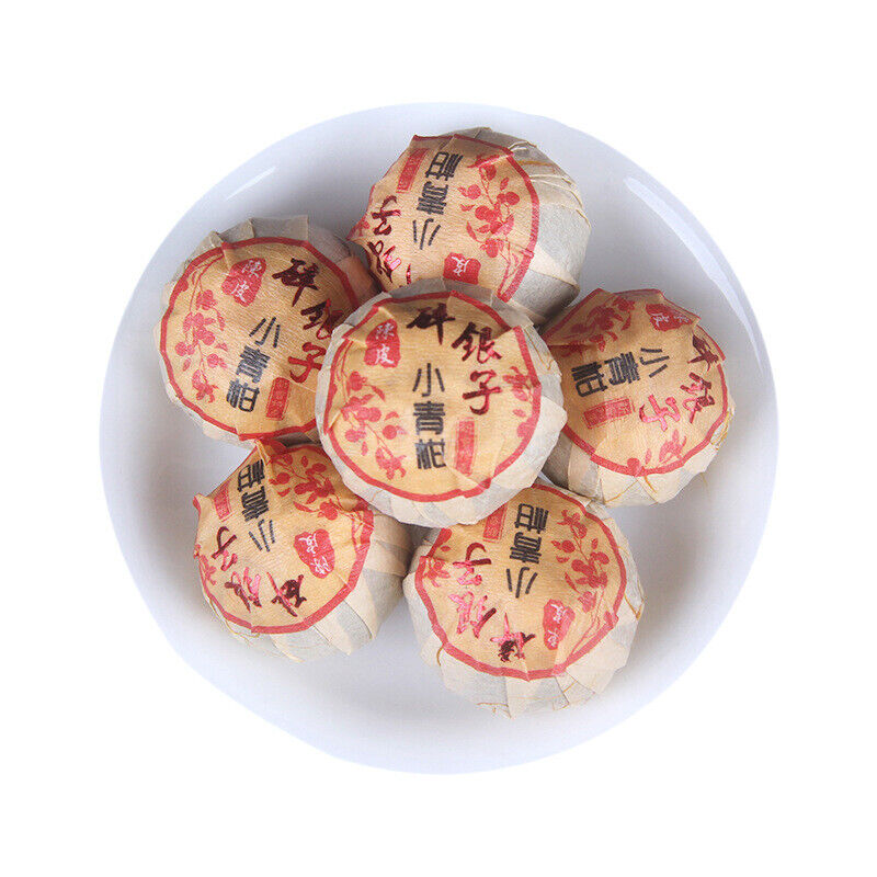 HelloYoung Pu'er Tea Healthy Drinks500g Gift Tea Xiao Qing Guan Pu'er Tea Xin Hui Chen Pi