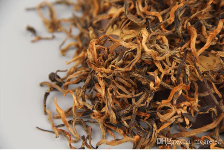 HelloYoung Dian Hong Tea Goolden Bud Orchid Fragrance Kungfu Black Tea Heallth Care 250g