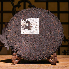 HelloYoung 357g Yunnan Pu'er Tea Ripe Tea The More Ages Better Smells Pu'er Ripe Tea Cake