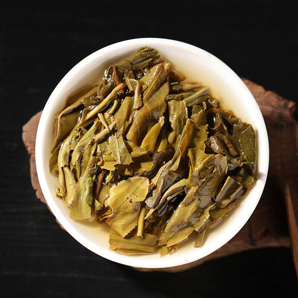 HelloYoung Qiao Mu Ancient Tree First Spring Tea Cake 100g*5 Tea Cake Brown Mountain