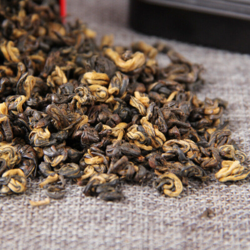 HelloYoung One Bud One Leaf Loose Leaf Tea Yunnan Dianhong Tea Chinese Kungfu Black Tea 80g