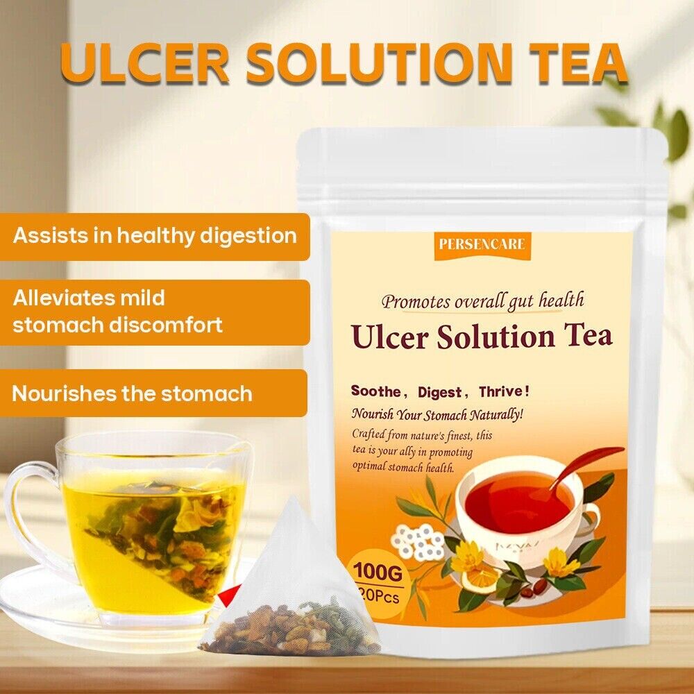 Lions Mane Clove Sea Buckthorn Tea Herbal Stomach Support Natural Wellness Blend