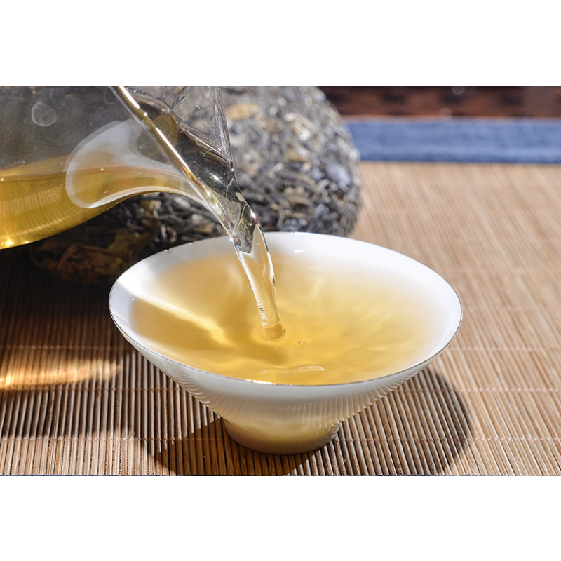 Green Tea da shu cha357g/12.59oz Big  Tea Pu'er Tea Cake Health