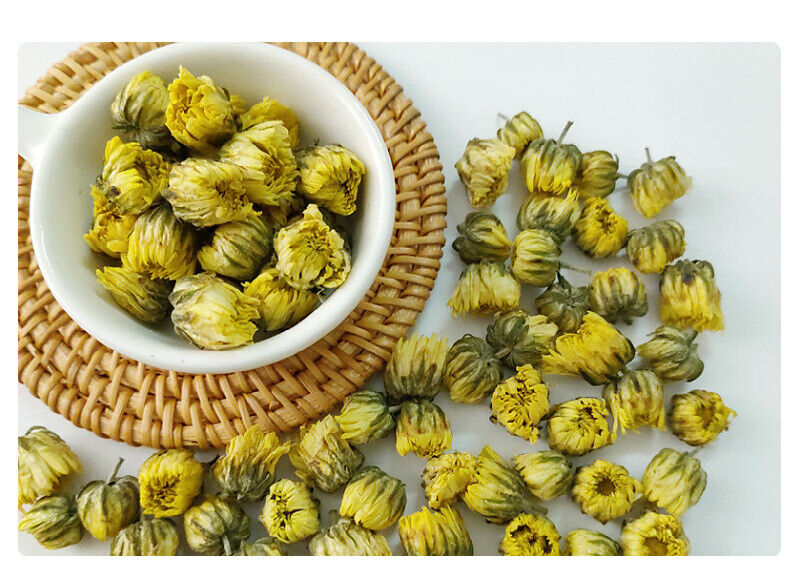 HelloYoung Plum Chrysanthemum Hang White Chrysanthemum buds flower tea bulk 17.6oz