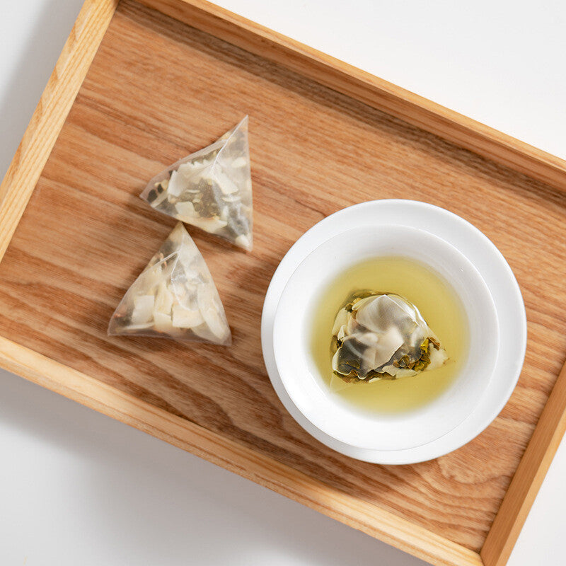Jasmine Flower Tea Set Cold Brew Tea Bags Milk Coconut Oolong Tea
