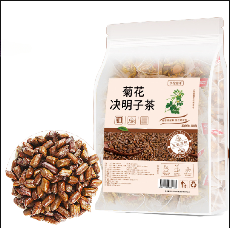 HelloYoung Chrysanthemum Cassia Seed Tea Triangle Bag Stay Up Late Recovery Tea 250g