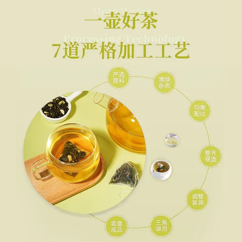 Pre Qingming Guava Green Tea Fresh Floral Aroma Easy Brew Bags Natural Secondary image