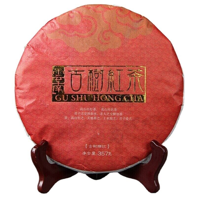 HelloYoung /Yunnan Black Tea Old Tree 357g Ancient Tree Premium Dianhong Tea Cake