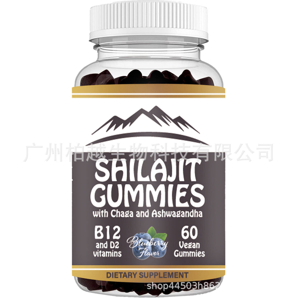 Pure Shilajit 1000mg Asphaltum Naturally Occurring Fulvic Acid Non GMO 60 Count