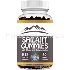 Pure Shilajit 1000mg Asphaltum Naturally Occurring Fulvic Acid Non GMO 60 Count