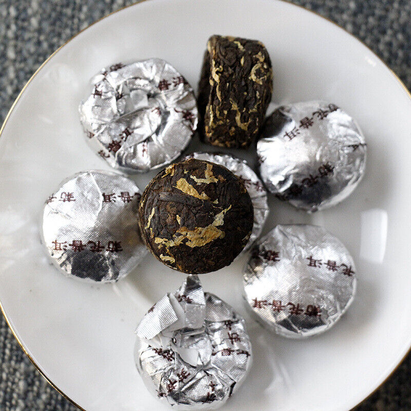 Brick Shaped Tea Yunnan Chrysanthemum Fermented Mini Puer Tuo Cha Puerh Tea 500g