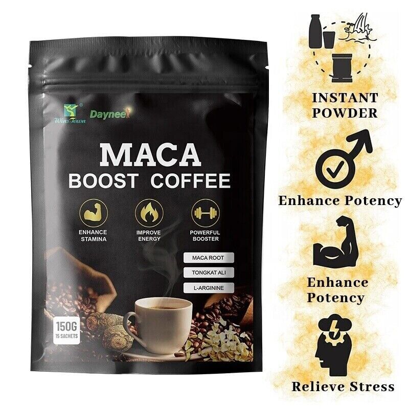 Max Man Power Maca Energy Coffee tongkat Herbal instant Maca coffee 10g*15bags