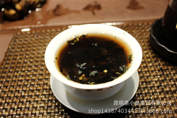 500g Glutinous fragrance Puerh ripe tea small cake 檟 mini tuo tea Strong aroma