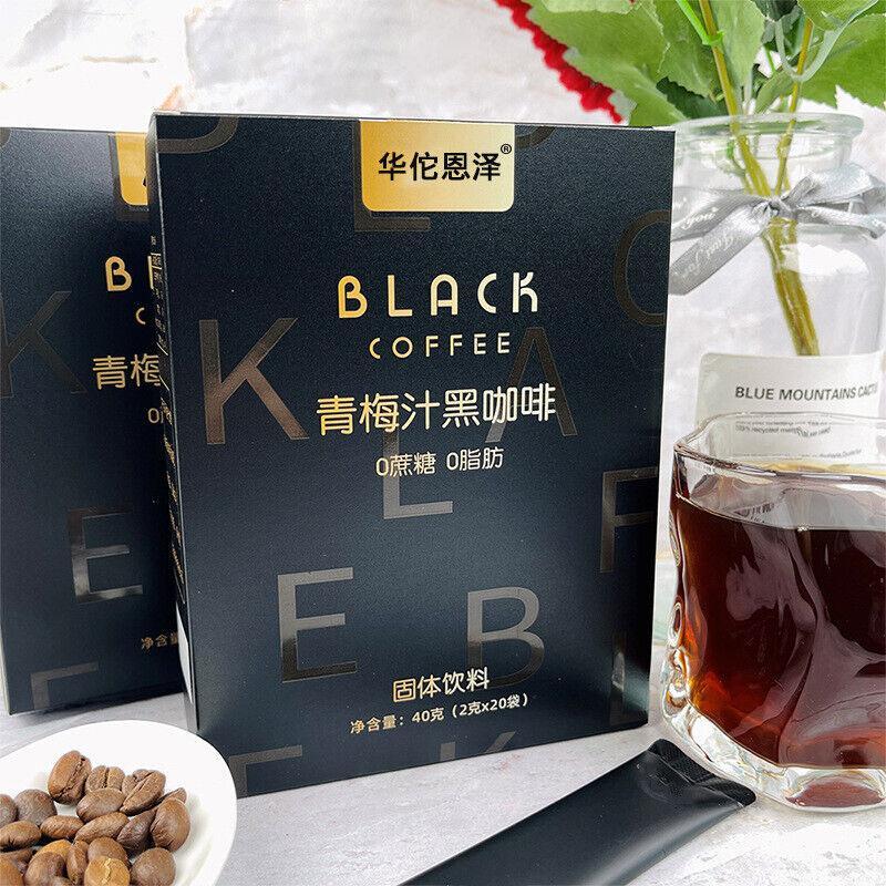 40g Premium Quality Plum Juice - Infused Instant Black Coffee Solid Drink Secondary image