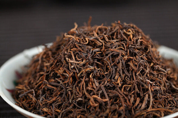 HelloYoung 500g Yunnan Pu'er Tea Menghai Spring Tea Golden Buds Ripe Tea Loose Tea