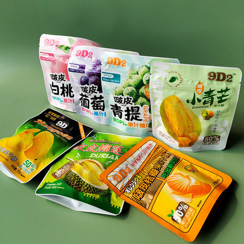 Peel Mango Gummy Candy - 9D Mango Juice Gummy, Mango Peel Candy