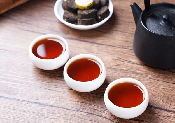 500G Yunnan Pu'er Tea Glutinous Aroma Xiao Tuo Tea Strong Aroma  Aged Ripe Tea