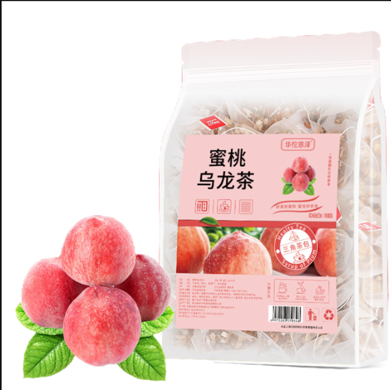 HelloYoung Peach Oolong Tea Cold Brew Summer Tea Drink Netflix Fruit Tea 75g / Bag