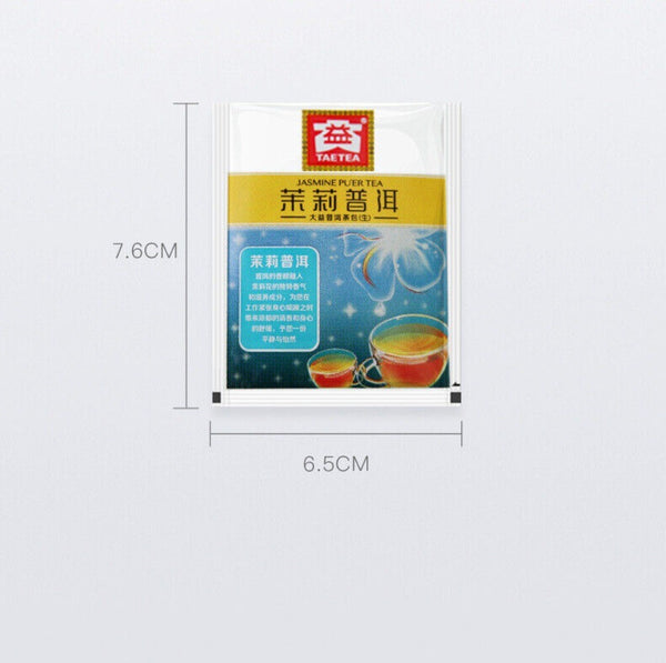 Daiyi Puer Jasmine Tea Bags 1.6gx25 Convenient Loose Leaf Floral