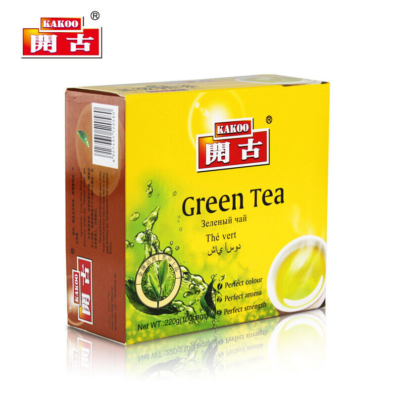 HelloYoung Double Piece 100 Premium Green Tea Double Chamber Bag Tea 220g Main image