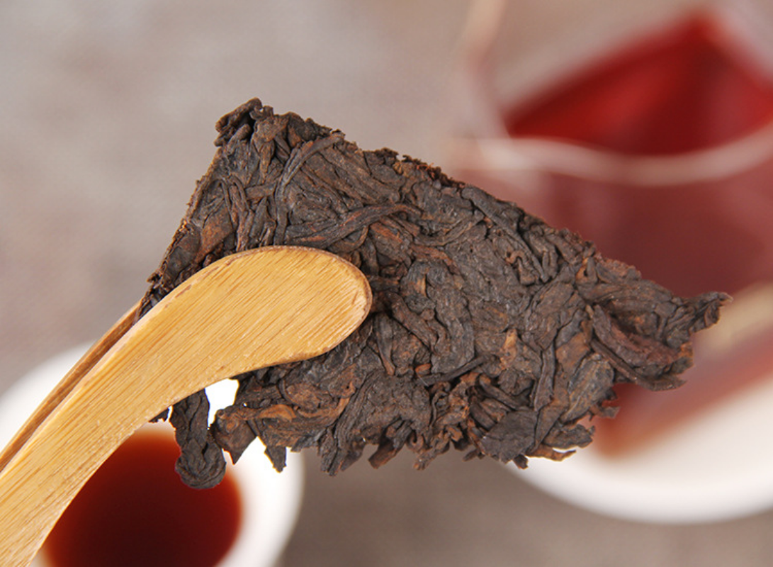 HelloYoung 250g Yunnan Da Ye Puerh Tea Brick Oujin Da Ye Ripe Tea Aged Black Tea