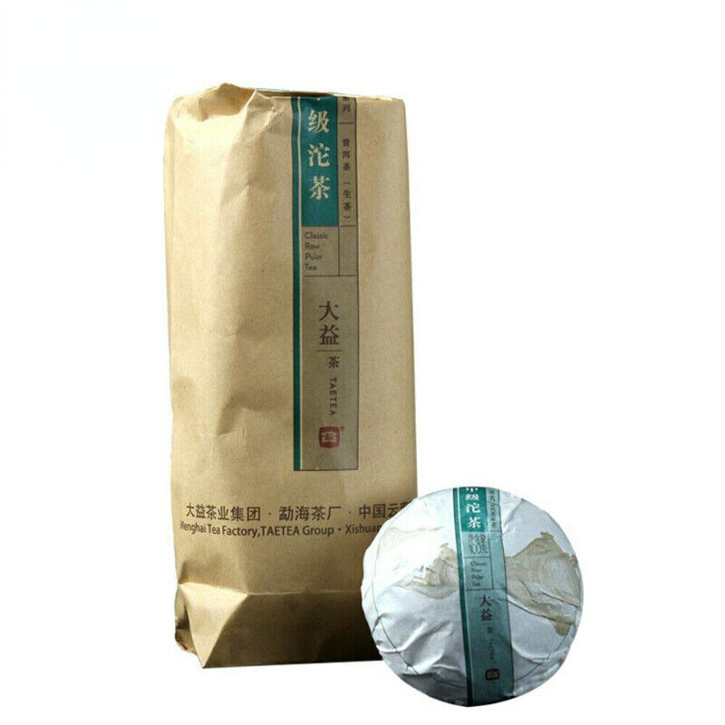 HelloYoung Sheng Puer Tea 100g Green Tea Raw Puerh Tea TAETEA Chinese Tuocha Batch 1701