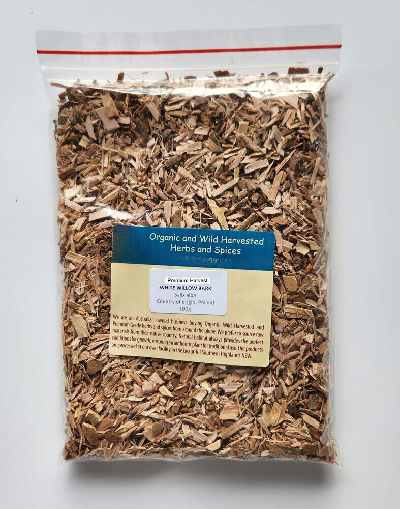 WILLOW BARK WHITE PREMIUM HARVEST 250g Salix alba herb tea dried herb Main image
