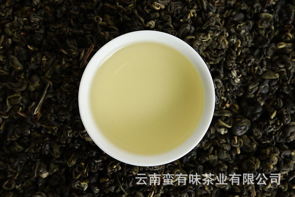 HelloYoung 500g bag Yunnan Yunnan Green Tea Puerh Tea Bi Luo Chun One bud and two leaves