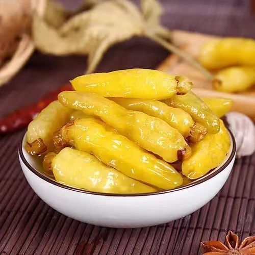 Pickled Chili Pepper Wild Mountain Pepper Sour and Spicy Flavor Appetizer