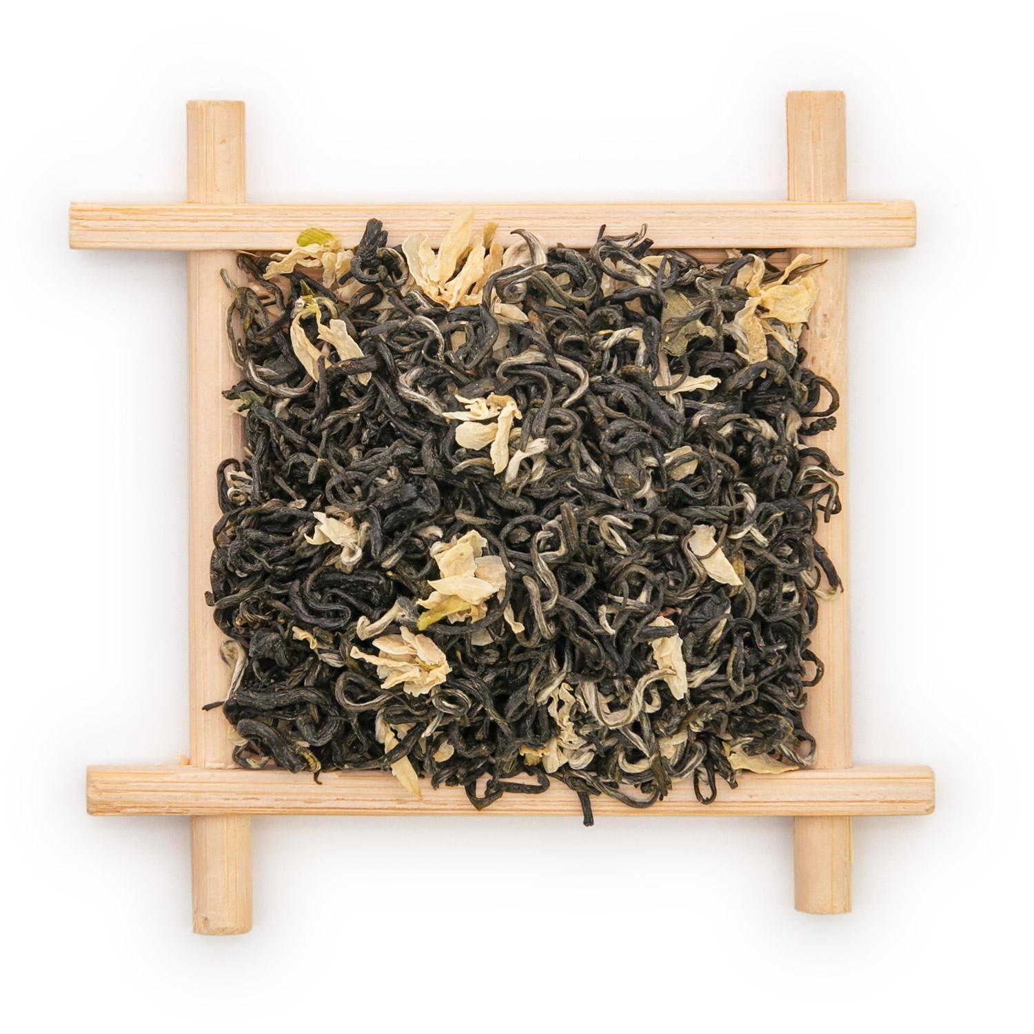 Chinese Bitan Piaoxue Jamine Green Tea Yuqian  100g Main image
