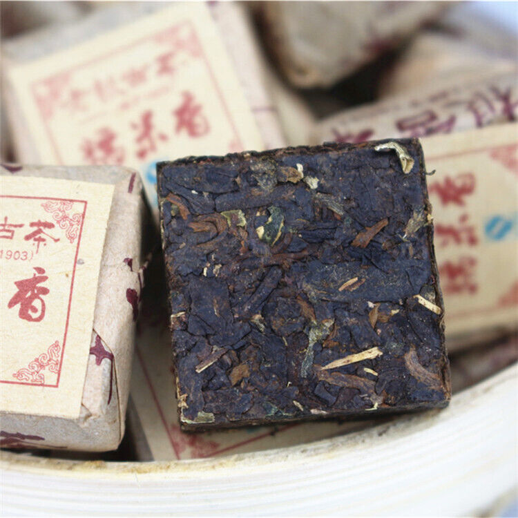 HelloYoung 500g Yunnan Menghai Glutinous Rice Pu-erh Tea Pu-erh Mini Tuocha Square Brick