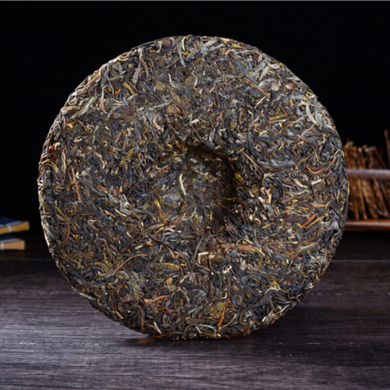 HelloYoung Lose Weight Puerh Cha Tea Cake Yunnan Nannuoshan Big Tree Pu-Erh Green Tea 357g Main image