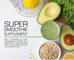 Super Greens Powder 100g - 18+ Super Foods Spirulina Chlorella Barley Grass