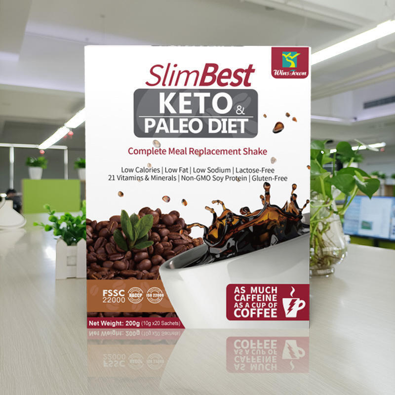 Natural Slimming Keto Coffee Diet Weight Loss Herbal Detox Instant Coffee 10g*20