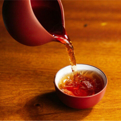 HelloYoung Top Organic Ripe Pu-erh Tea Handmade Yunnan Menghai Cooked Black Tea Cakes 357g