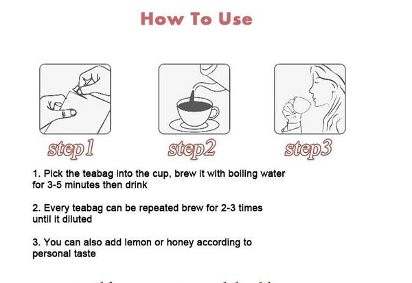 Fibroid tea women health and body Tea Health Slimming Weight Loss 2.5g*20 120g